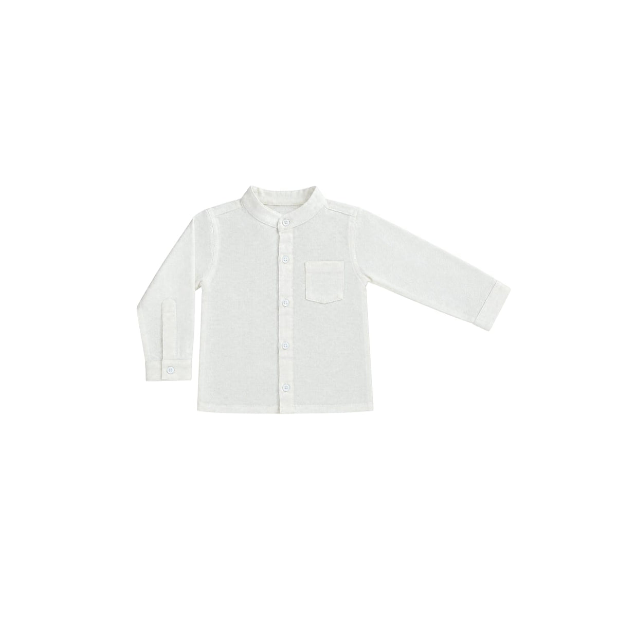 Chinese Collar Shirt-off White