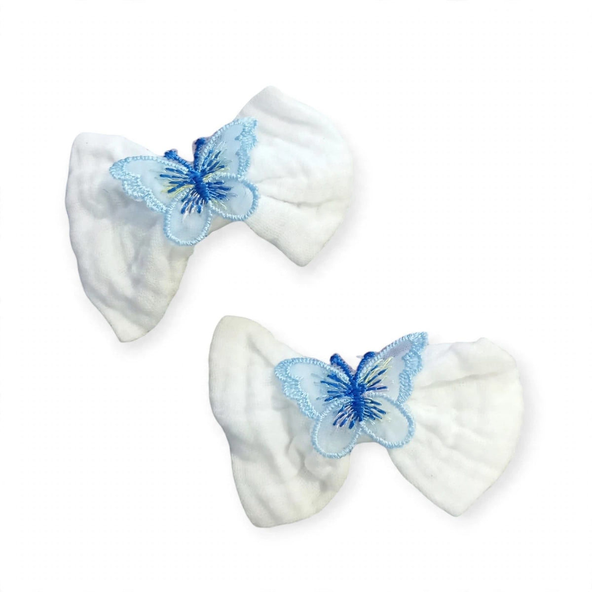 Blue Butterfly Hair Clip 2Pcs