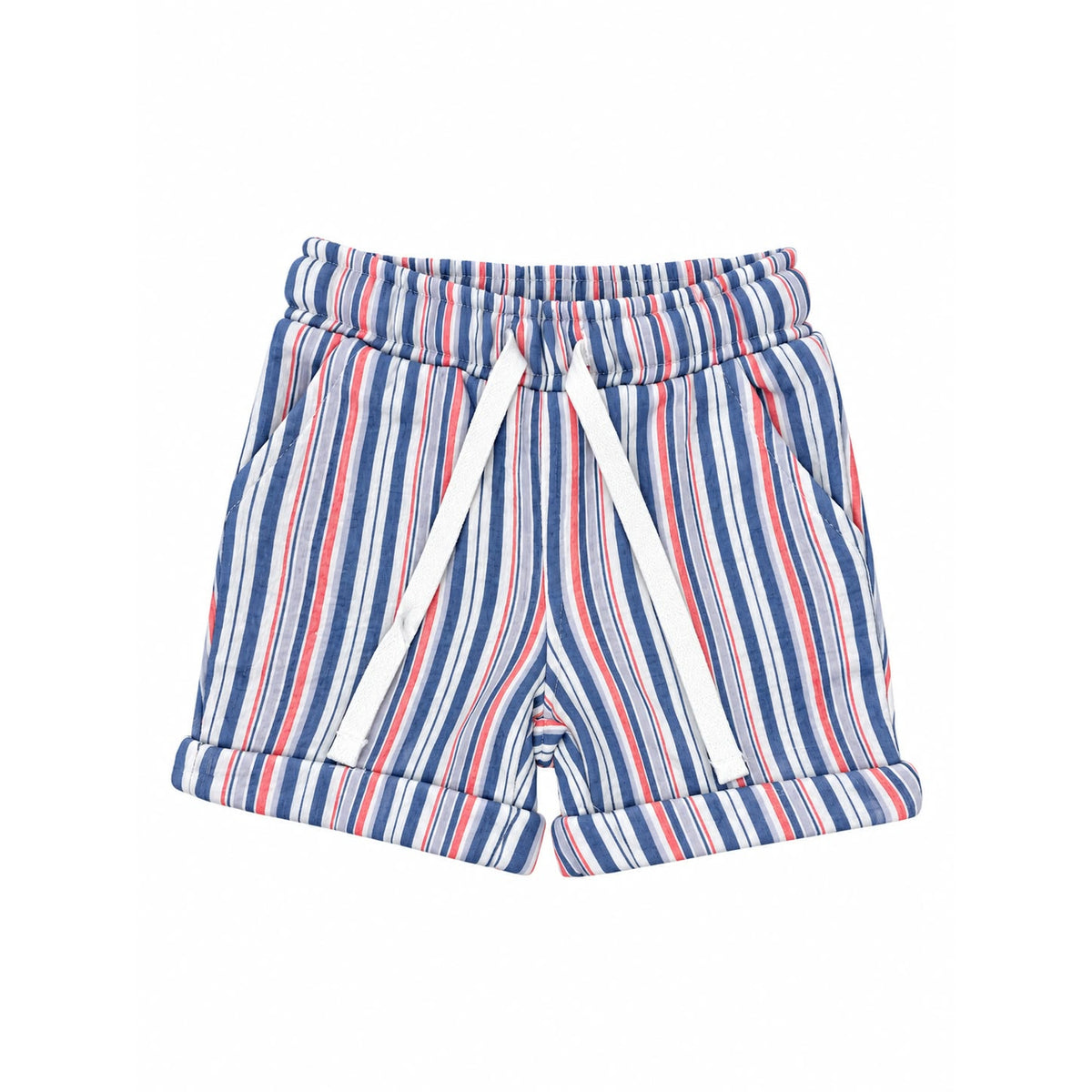 Blue Strip Cord Null Short