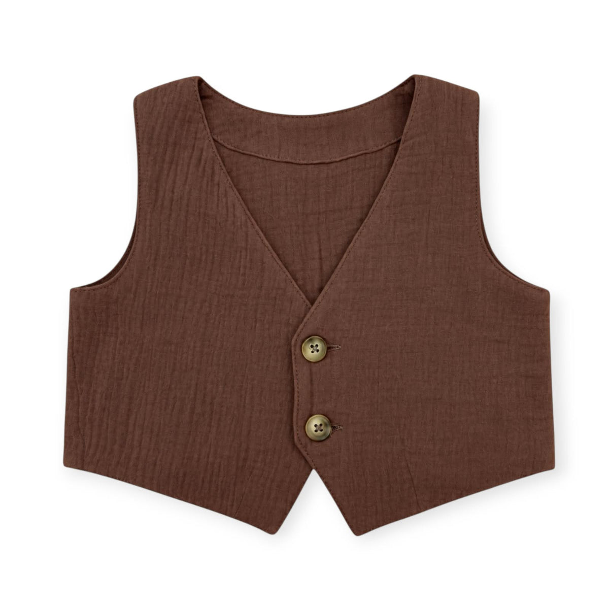 Waist Coat - Brown