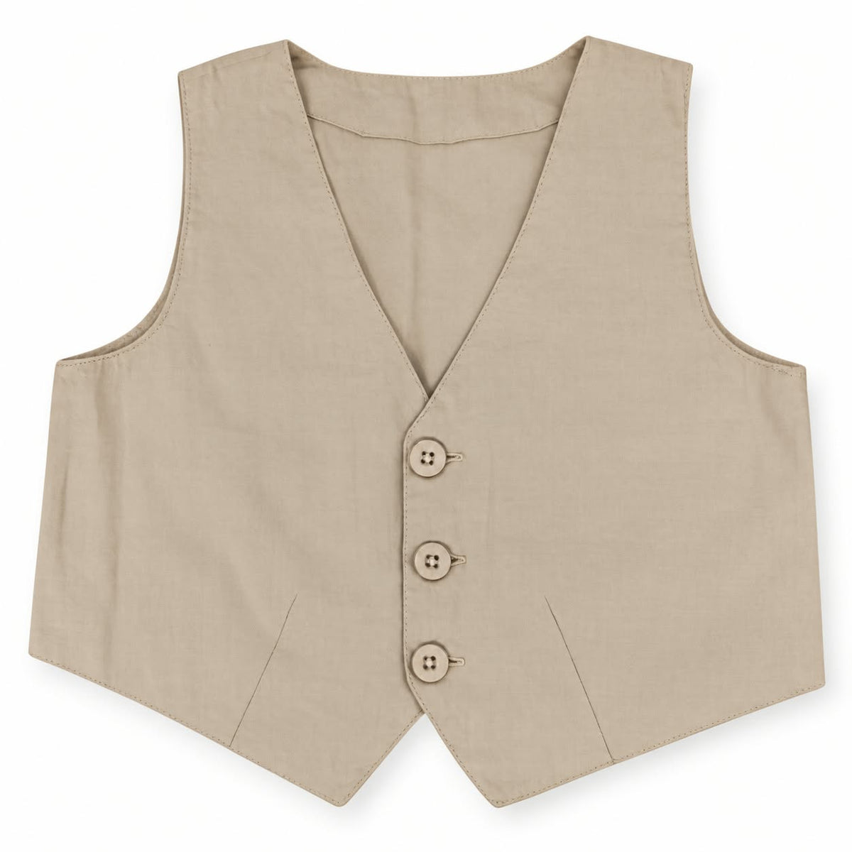 Waist Coat - Dark Beige