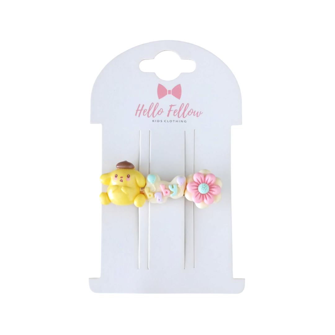 Girl's Hair Clips - Pastel Colors
