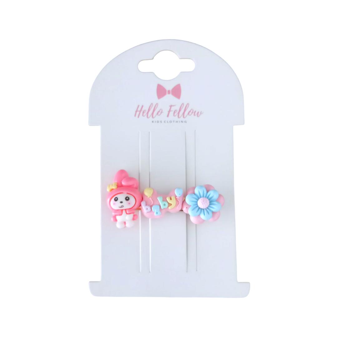 Girl's Hair Clips - Pastel Colors