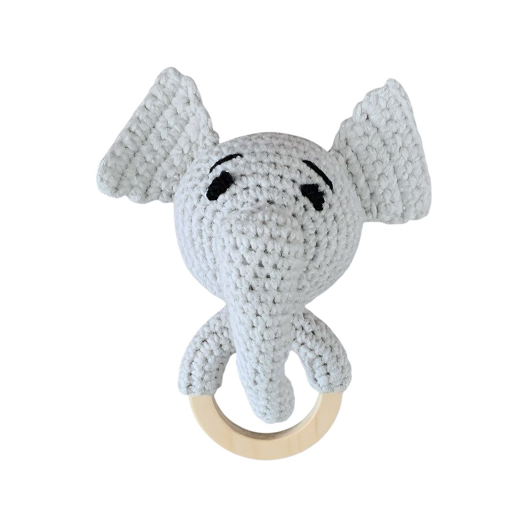 Crochet Elephant Rattle
