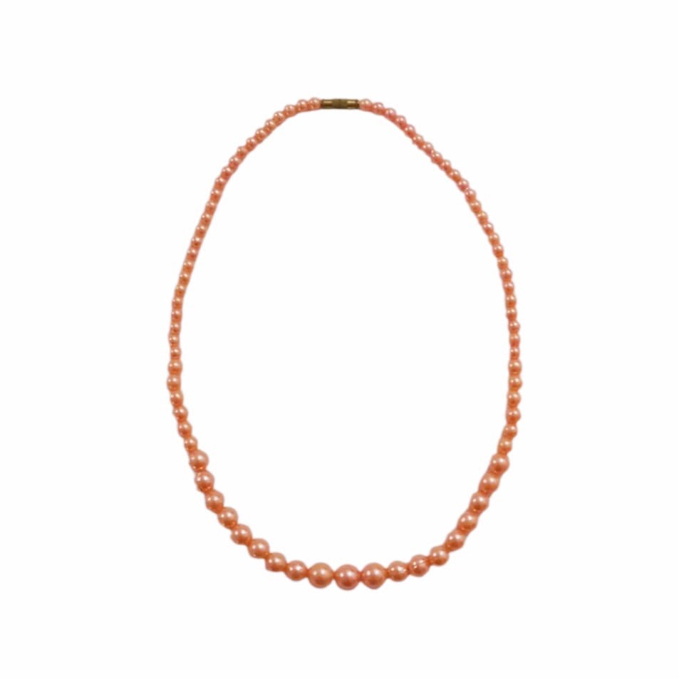 Beaded necklace-Small Pearl