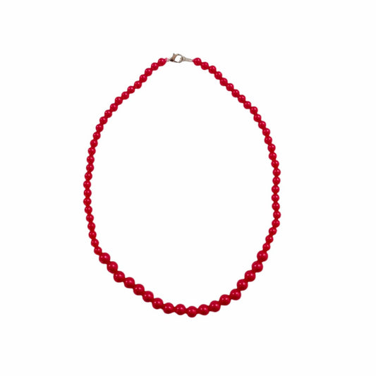 Beaded necklace-Small Pearl