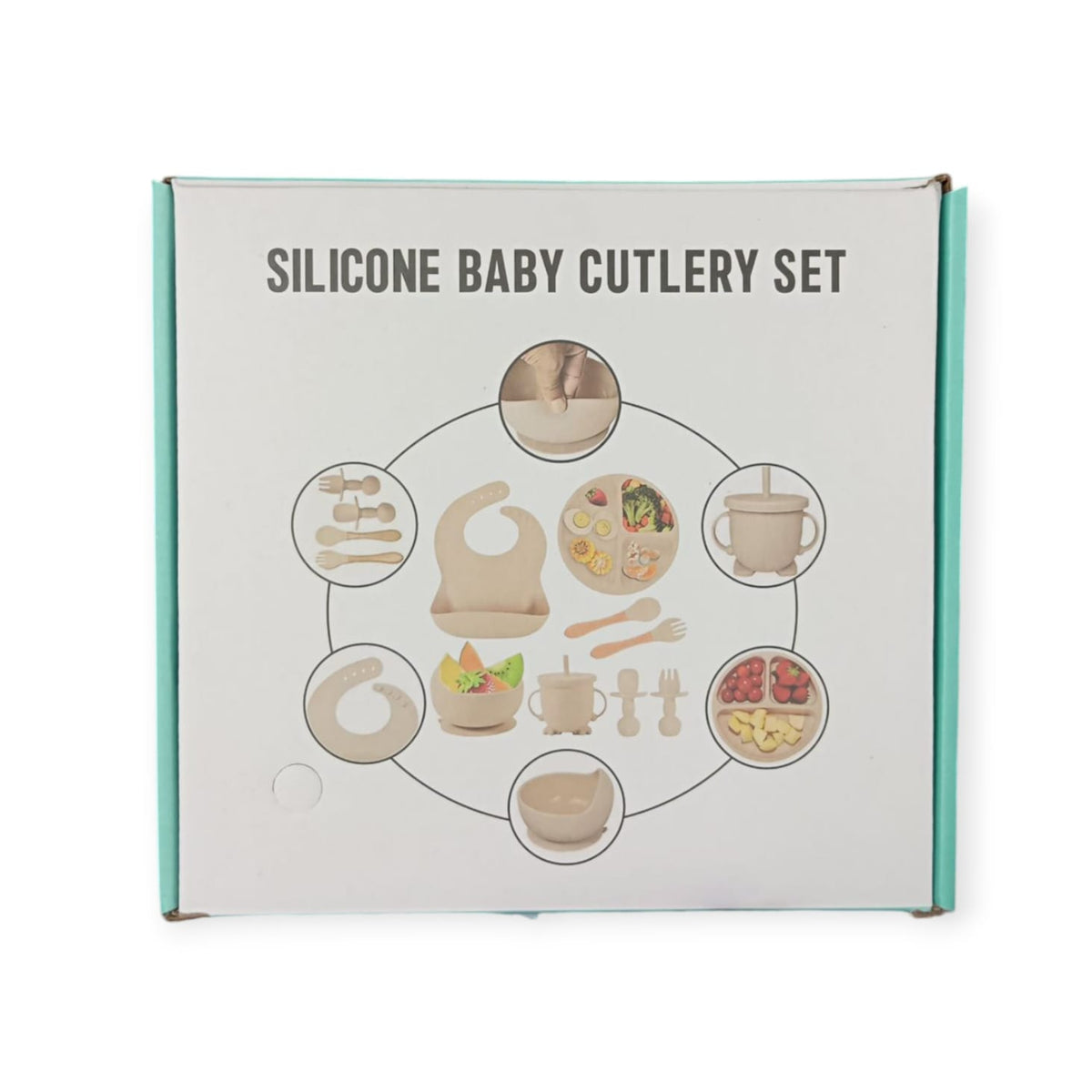 Silicone Baby Cutlery Set - Dusty Pink