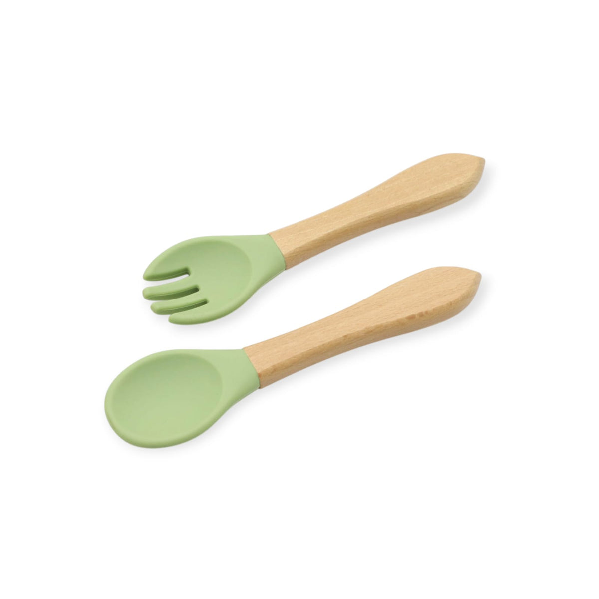 Wooden Handle Spoon & Fork