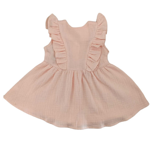 Girl's Dress - Peach