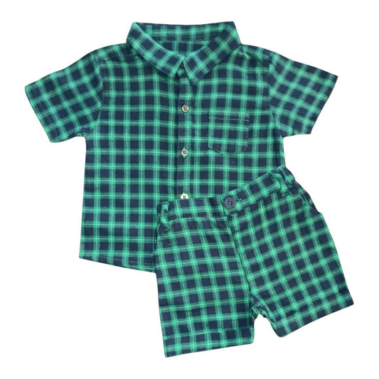 check-print-shirt-short-hellofellowkids