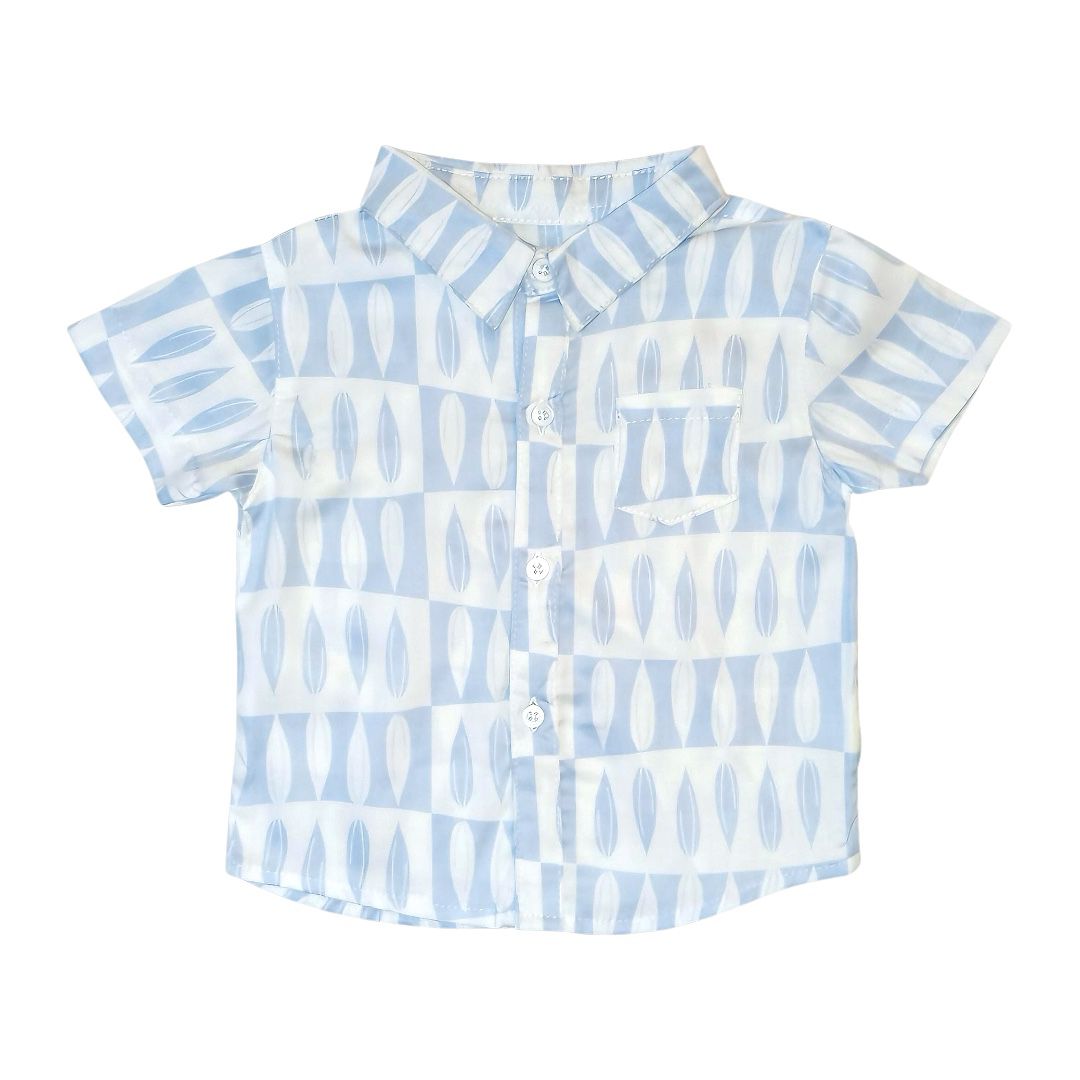 printed-button-up-shirt-blue-white-hellofellowkids