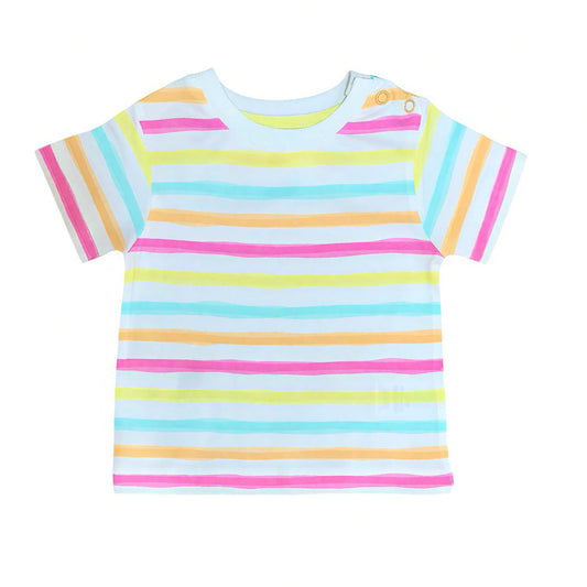 Multicolor Stripe T Shirt