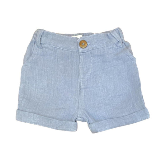 Boy's Muslin Short - Corn Flower Blue