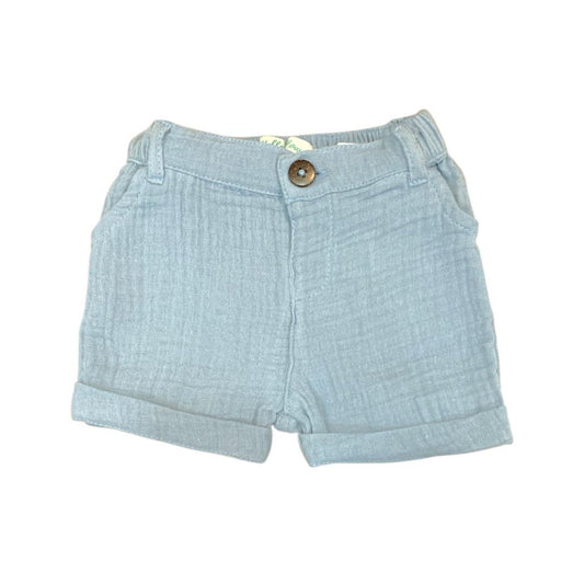 Boy's Muslin Short - Light Blue
